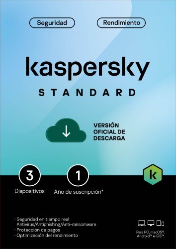 Kaspersky Standard Para 3 PCs por 1 Año